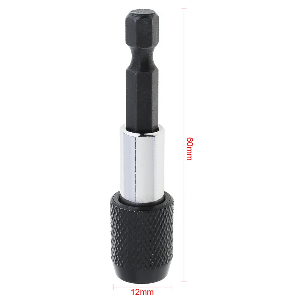 1/4inch Impact Drive Shank Quick Change Holder Hex Bit Drill Chuck  with Hex Shank Electric Drill Screwdriver  Drill Chuck