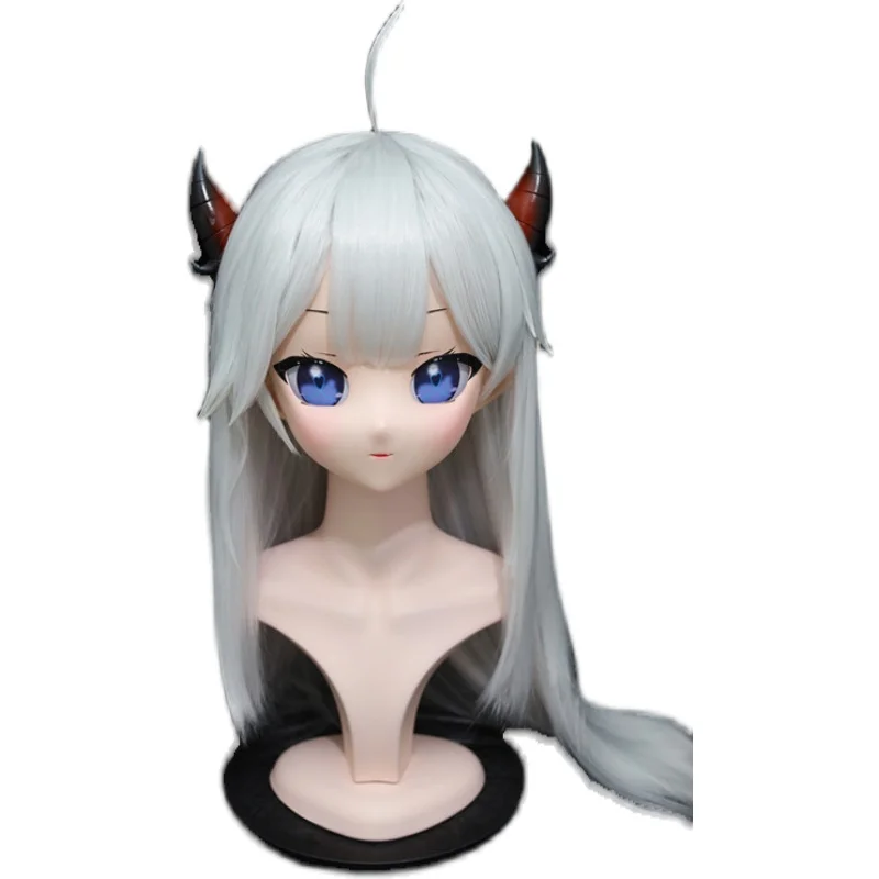 

(NFD036)Customize Full Head With Lock Cute Female/Girl Japanese Animego Character Kig Cosplay Kigurumi Mask Crossdress Doll