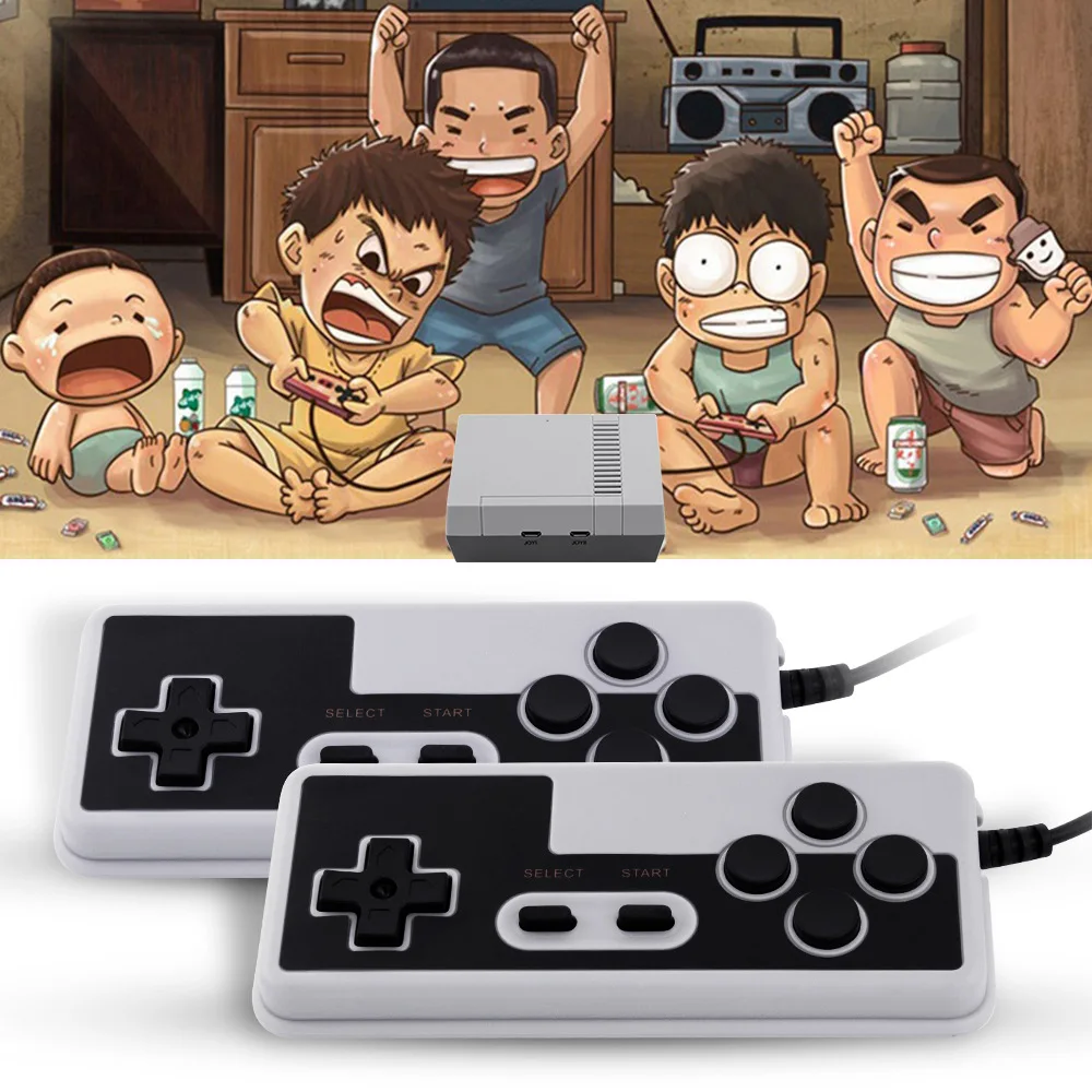 8 Bit Retro TV Video Gaming Console with Wired Controller Build in 342 Classic Games Portable Game Player for NES Gift For Kids