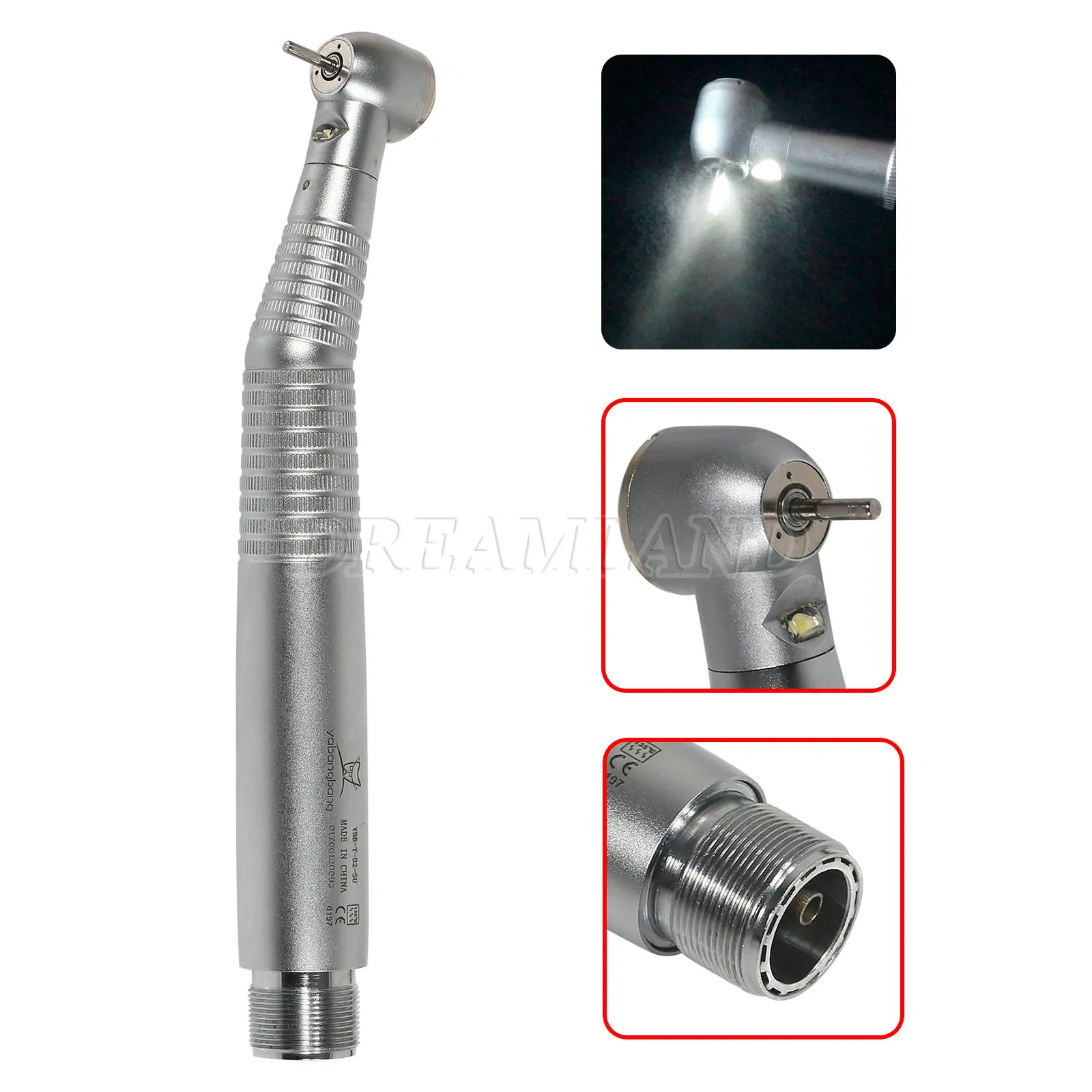 Obrázek 3: SEASKY zubní led/no-led strčit knoflík handpiece 2/4-hole standardní vysoký rychlost handpiece vzduch turbína odpovídat NSK pana maxi