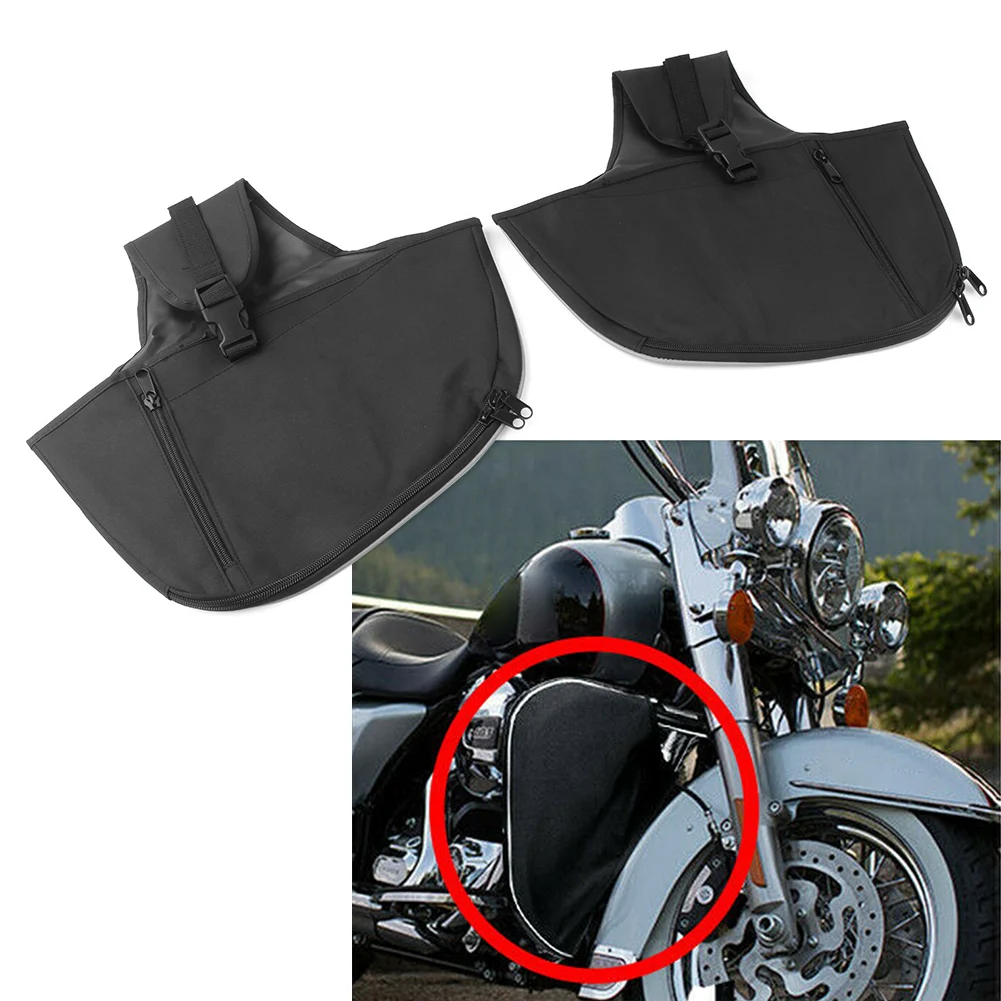 1 para motocyklowa miękka osłona silnika obniża rozkloszowana osłona na nogi pokrowiec zamiennik dla Harley Davidson Touring Road King
