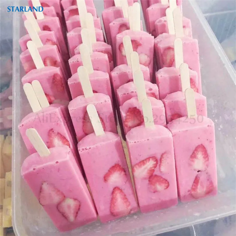 ถาดโชว์ไอติมใหม่ถาดโชว์ไอศกรีมแท่งวัสดุเกรดอาหารอุปกรณ์ครัวพลาสติก PV