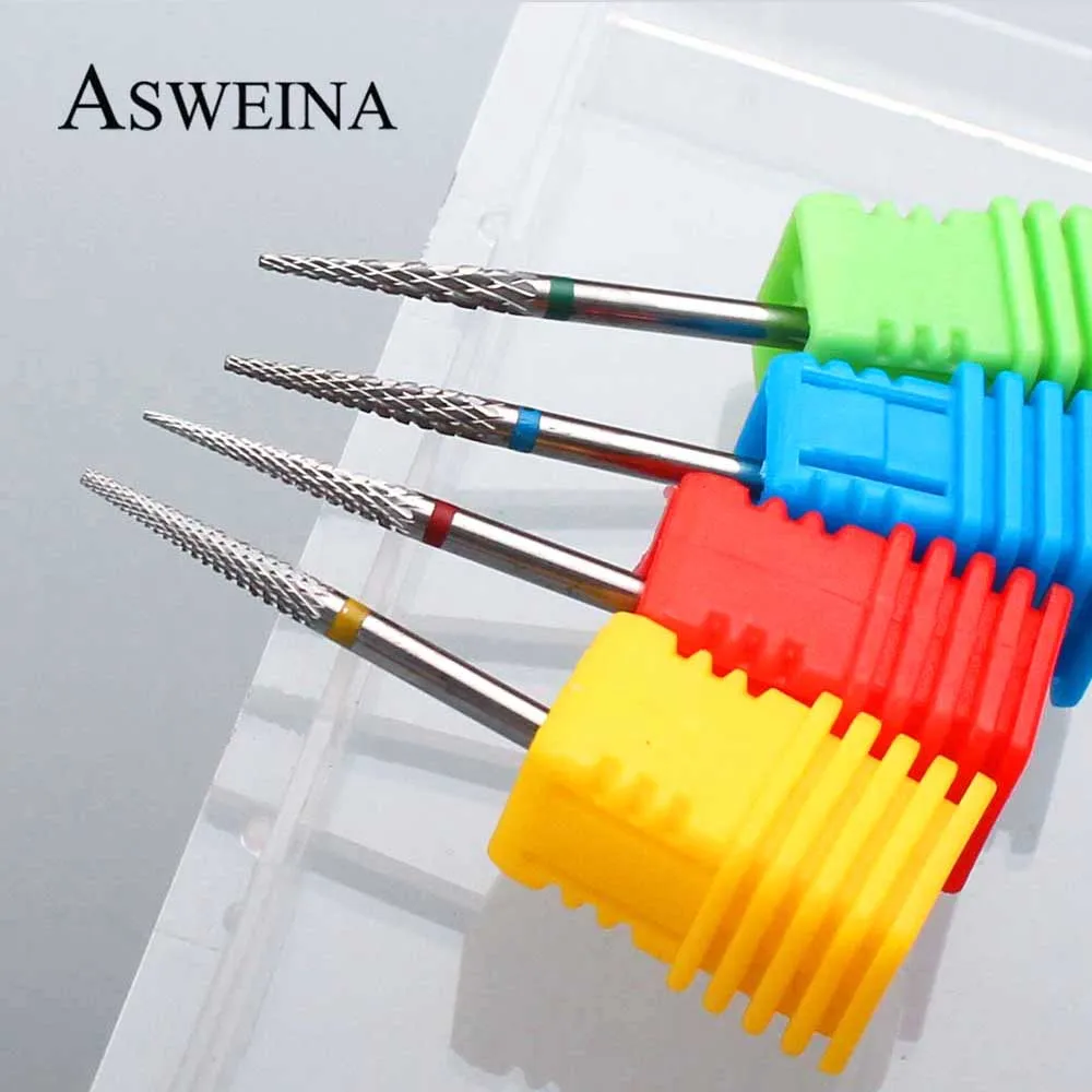 Nail Drill Bits Carbide Cutter Nail Files For Manicure Pedicure Electric Nail Polish Equipment Cuticle Remove Accessories Tools