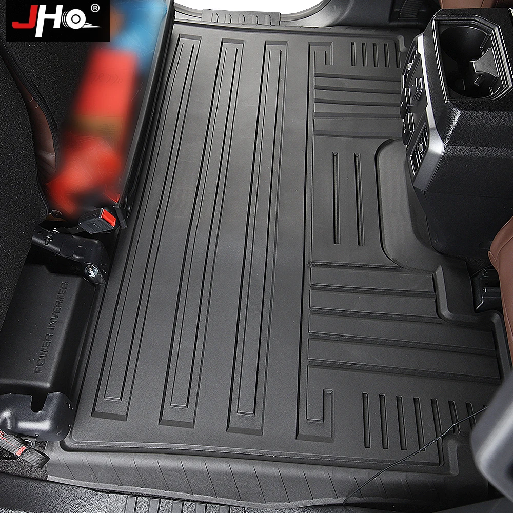 JHO Car Rubber Floor Mats For Ford F150 2014-2020 2019 2017 2016 2018 2015 Limited Raptor Platinum 4-door Crew Cab Accessories