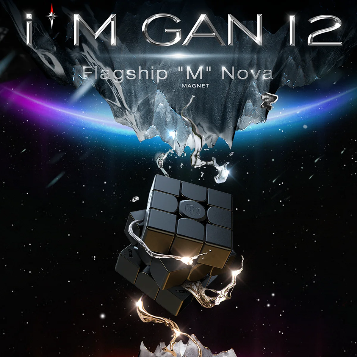 GAN 12 Maglev UV 3x3x3 Magnetic Magic Cube , GAN12 자기 부상 UV 3x3x3 마그네틱 매직 큐브 GAN12 M 마그네틱 3x3x3 스피드 큐브 , GAN 12 자기 부상 큐브 , GAN 12 M 프로페셔널 큐브