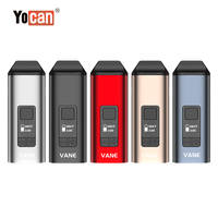 Original Yocan Vane Kit Dry Herb Vaporizer 1100mAh battery Type-C port 510 Thread Electronic Cigarette Mod Vape OLED display