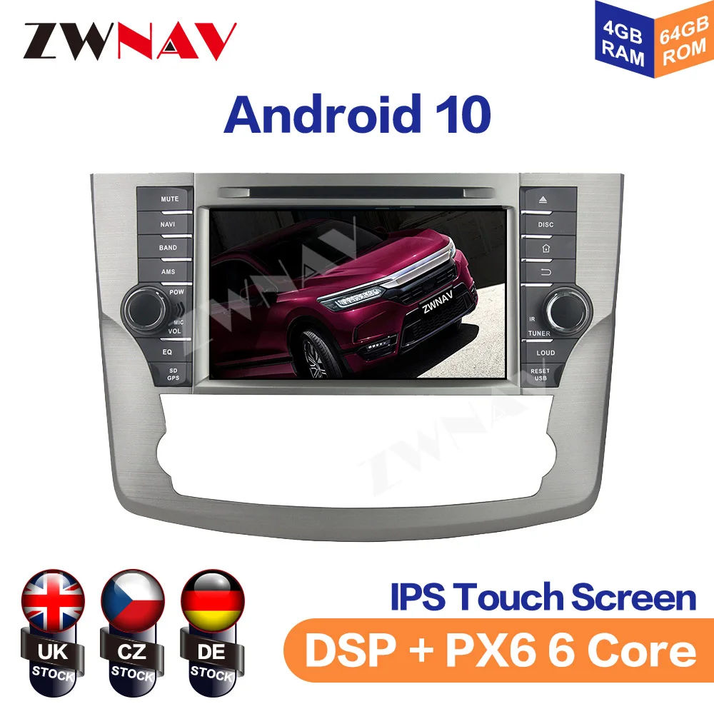 DSP Car DVD Player Android 10 Octa Core Multimedia Player GPS Navigation For Toyota Avalon 2011-2013 Auto Radio Stereo Head Unit