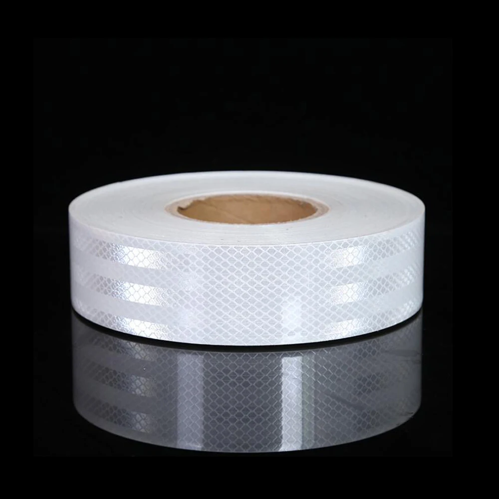 5cmx25m/Roll Reflective Adhesive Tape Safety Caution Warning For Truck Motorcycle Bicycle Car Styling