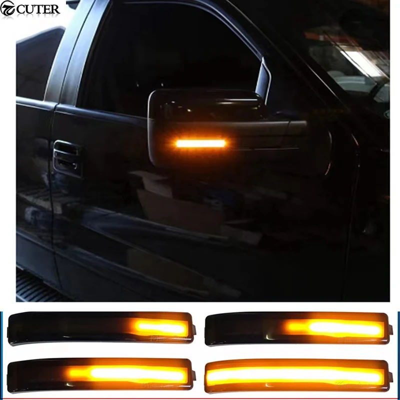 

Out Side Dynamic Blinker For Ford F150 F-150 SVT Raptor Turn Signal LED lights 09-14