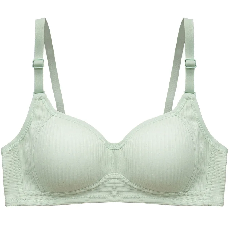 Underwear Unrimmed College Student Cotton Thin Small Breath Closed Bra Junior High School Developing Girl Bra