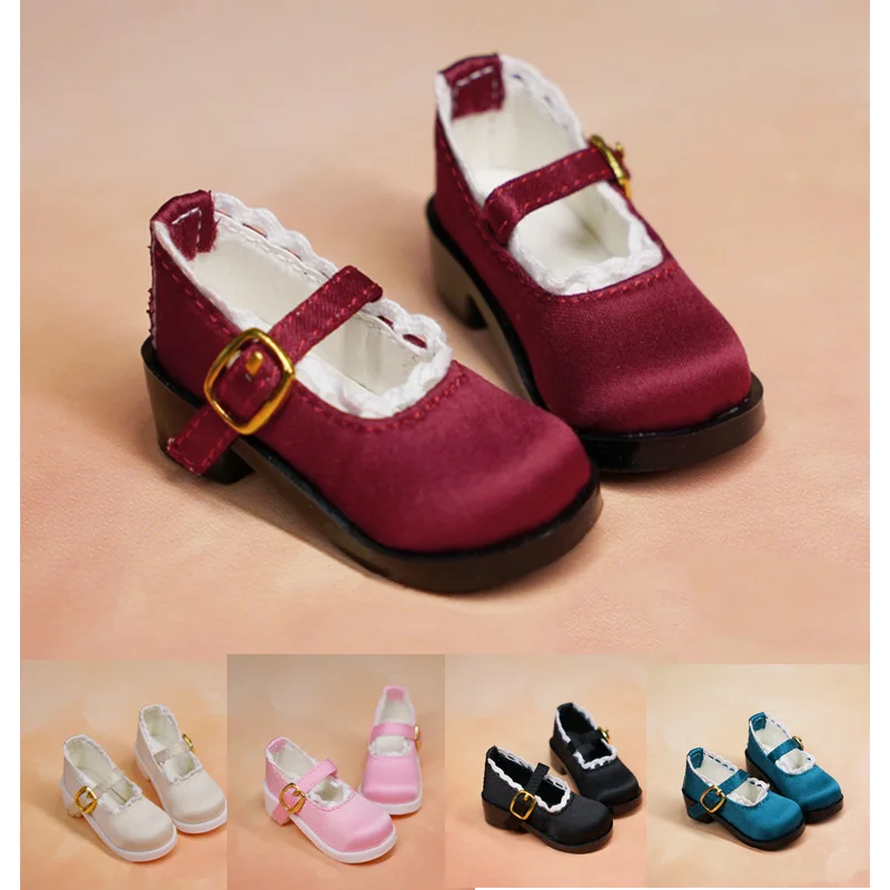 BJD shoes Lace buckle shoes single shoes 5 colors for 1/4 1/3 SD BJD doll accessories doll shoes