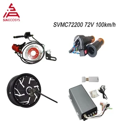 Motor QS para escúter eléctrico, 12 pulgadas, 5000W, V4, 72V, 100 km/h, sin escobillas