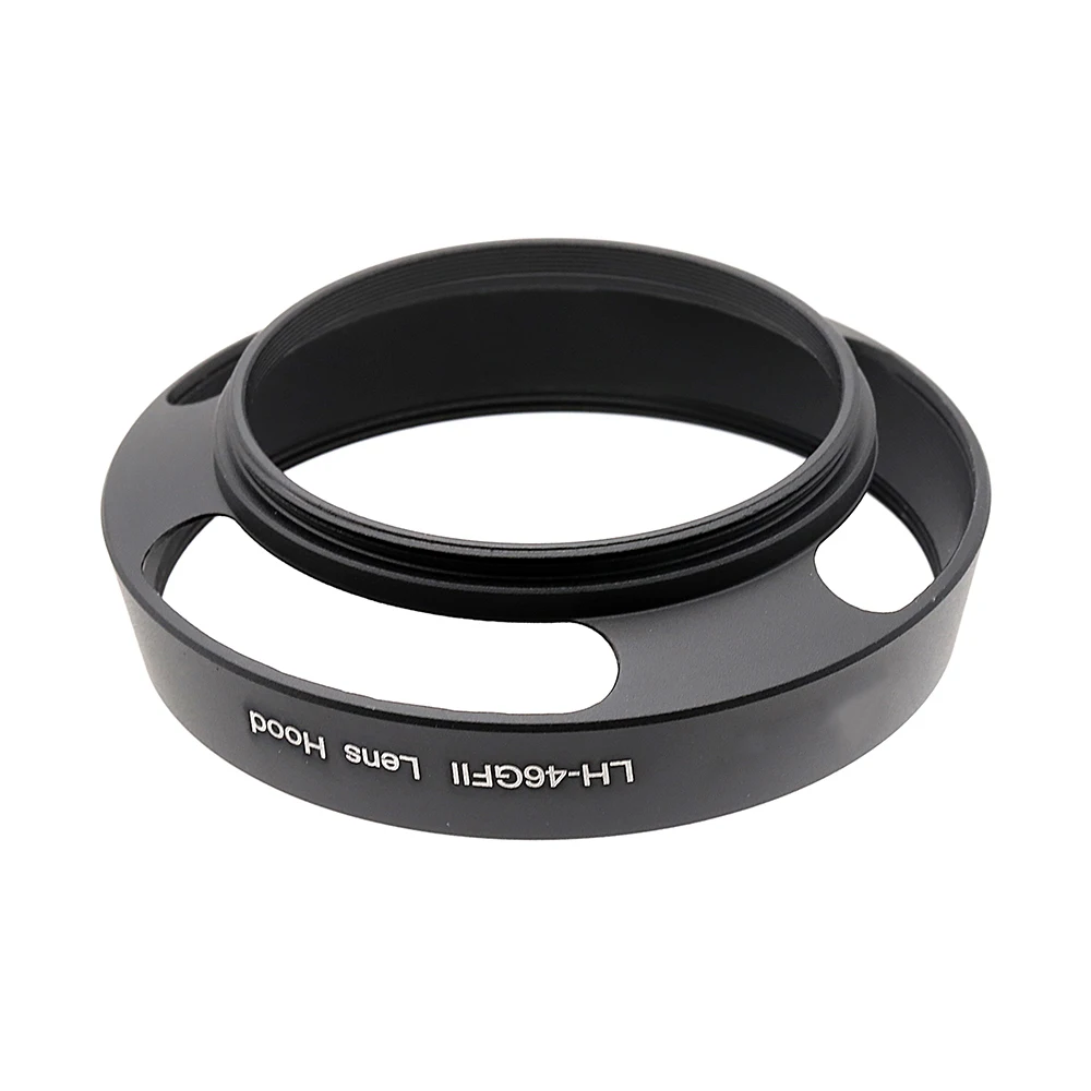 LH-46GFII Capa de lente de metal para lentes Panasonic Lumix G 20mm f1.7 II ASPH e G 14mm f2.5 ASPH