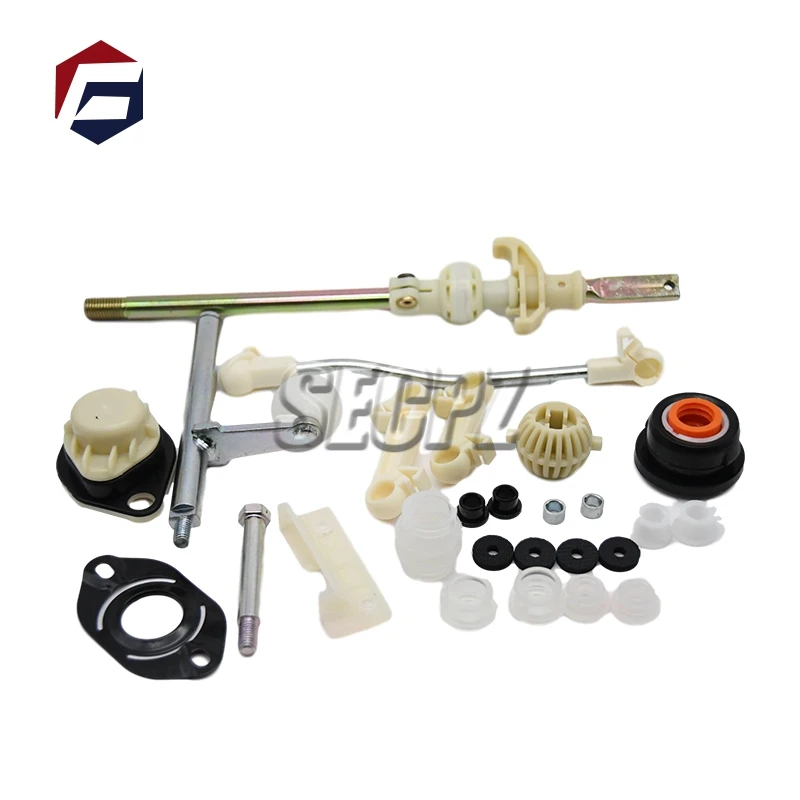 A Set Car Gearbox Gear Shift Linkage Repair Kit For VW GOLF JETTA MK2 1983-1992 Gear Shifting Repair 191711574 191711595A