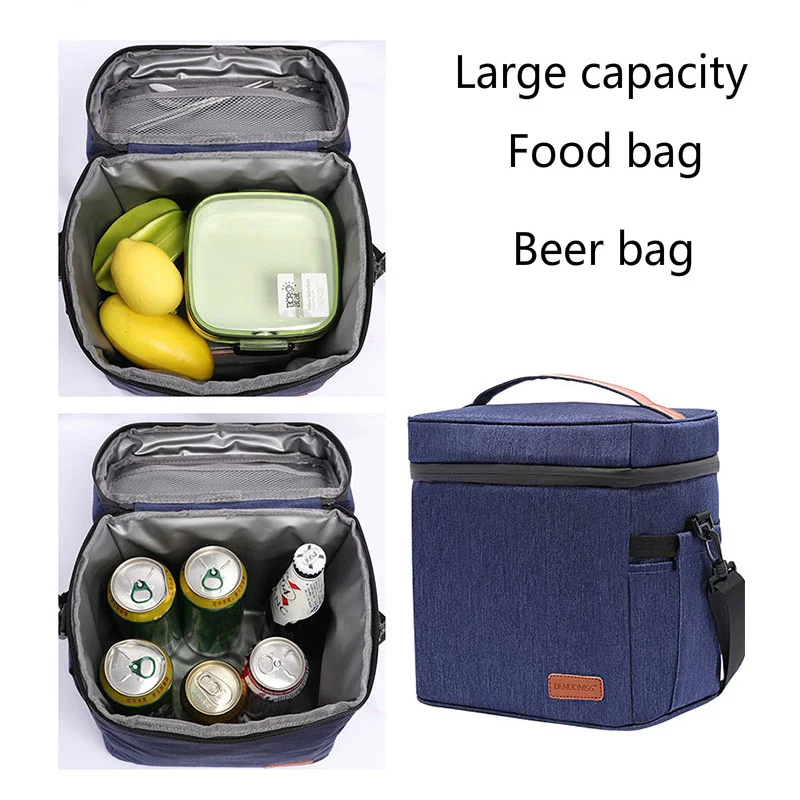 DENUONISS Waterproof Cooler Bag Large Capacity Insulated Bag 100% Leakproof Thermal Bag Beer Koozie Wine Bag