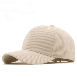 여성용 코듀로이 겨울 야구 모자, 여성용 스냅백 모자, 여성용 힙합 모자, Gorras Bone Casquet Gorro