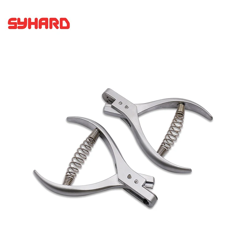 Punching Forceps For Leather Or Clothes U Shape And Round Shape Hole Punch Hole Forceps