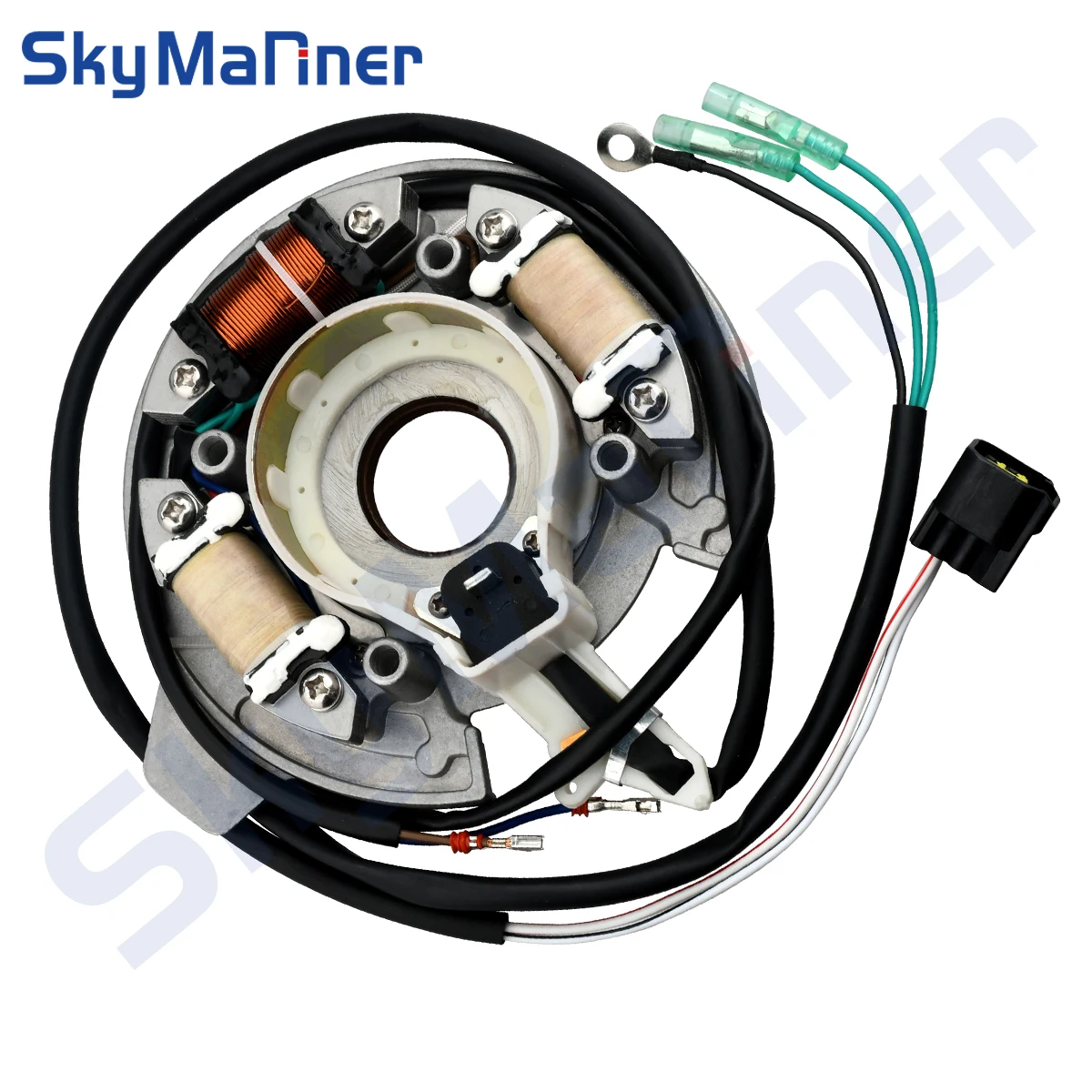 66T-85560-00 Topteng Magneto Generator Engine Stator Assembly Fit For Yamaha 40hp 40X E40X 1998-2017 66T-85560-00-00 66T-85560