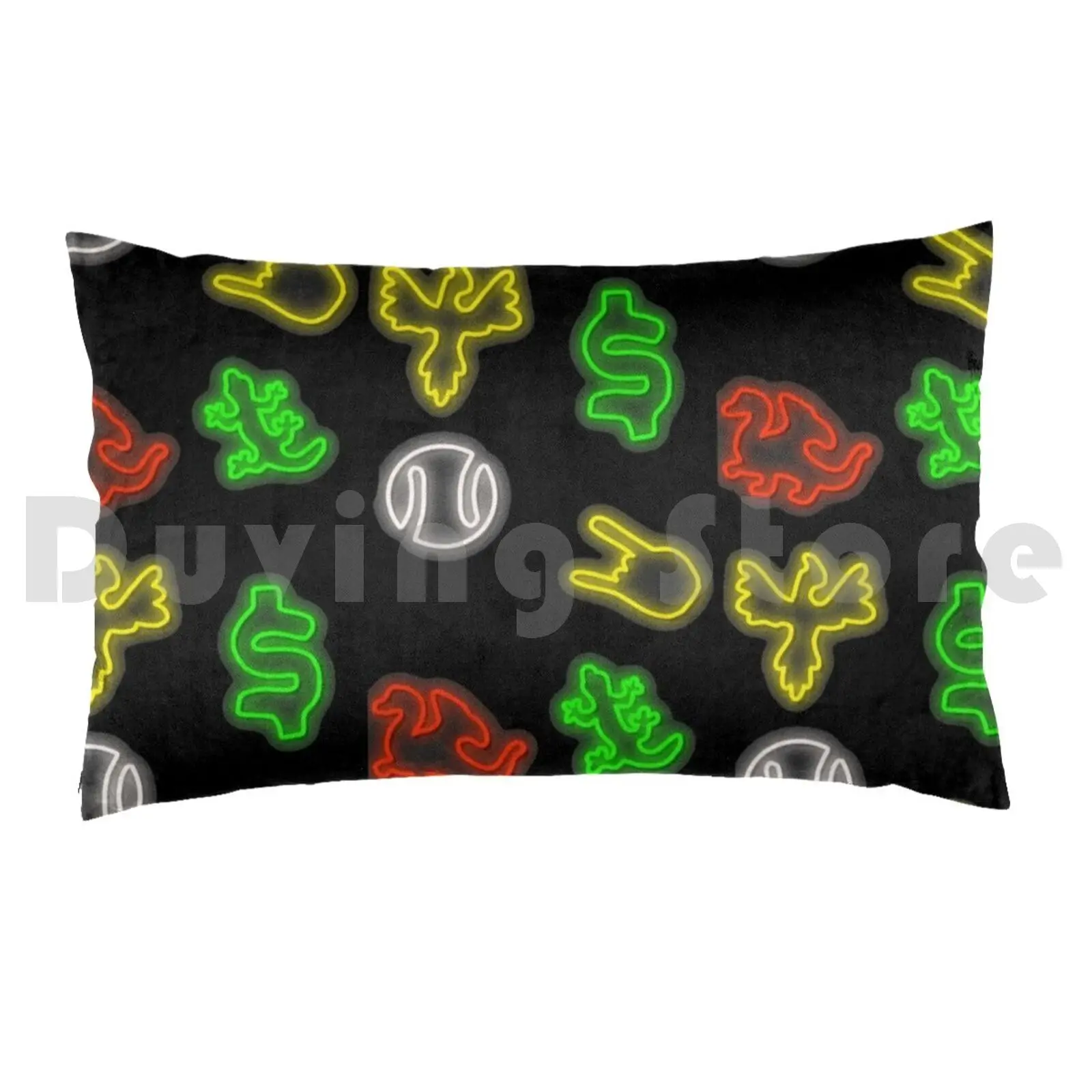 Pillow case Money Phoenix Baseball Lizard Hand 2000s Colorful Bracelets Peace Peace Sign Aesthetic