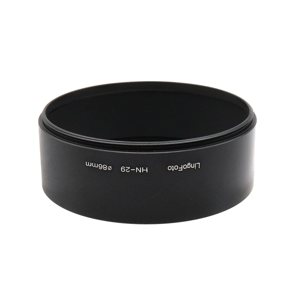 Capuz de lente com parafuso de metal, 86mm para nikon 77mm, polarizador circular ou outras lentes com fio de filtro 86mm