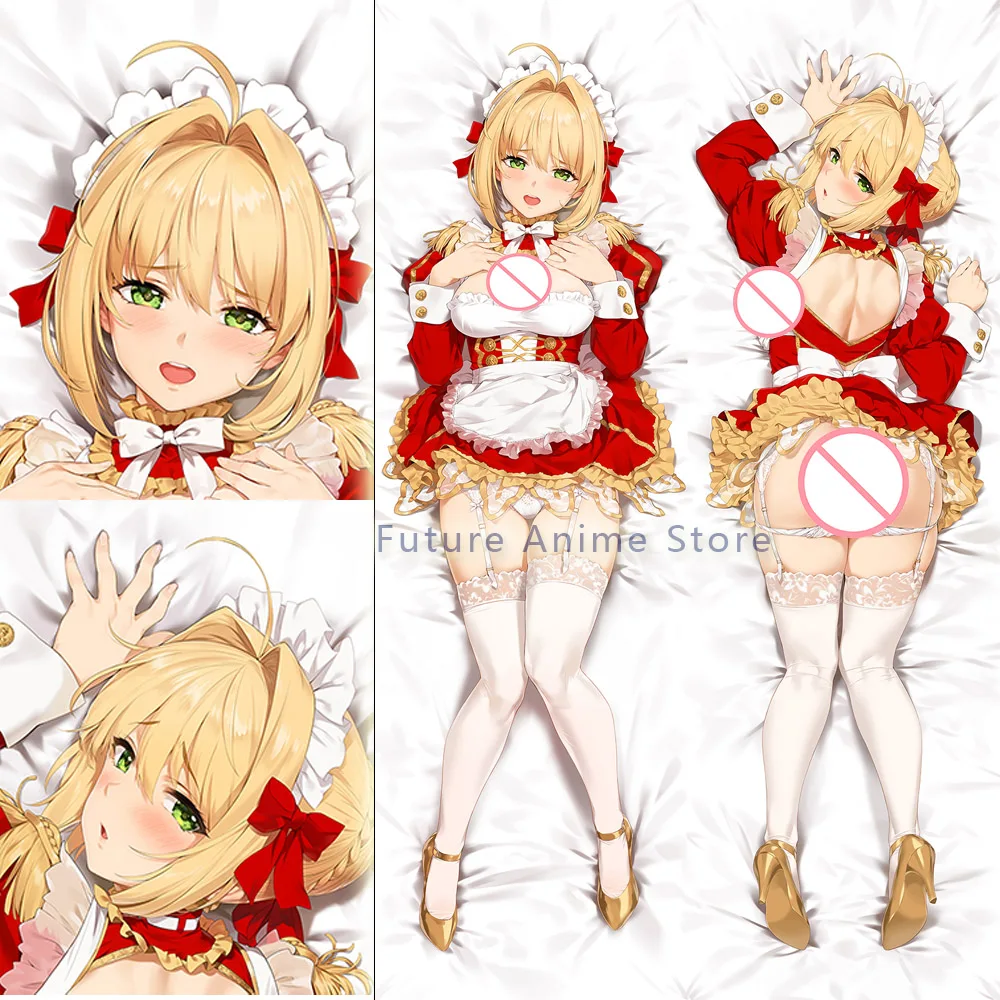 

Dakimakura Nero Claudius Saber Fate Grand Order EXTRA FGO Anime Double-sided Print Life-size Body Pillow Case