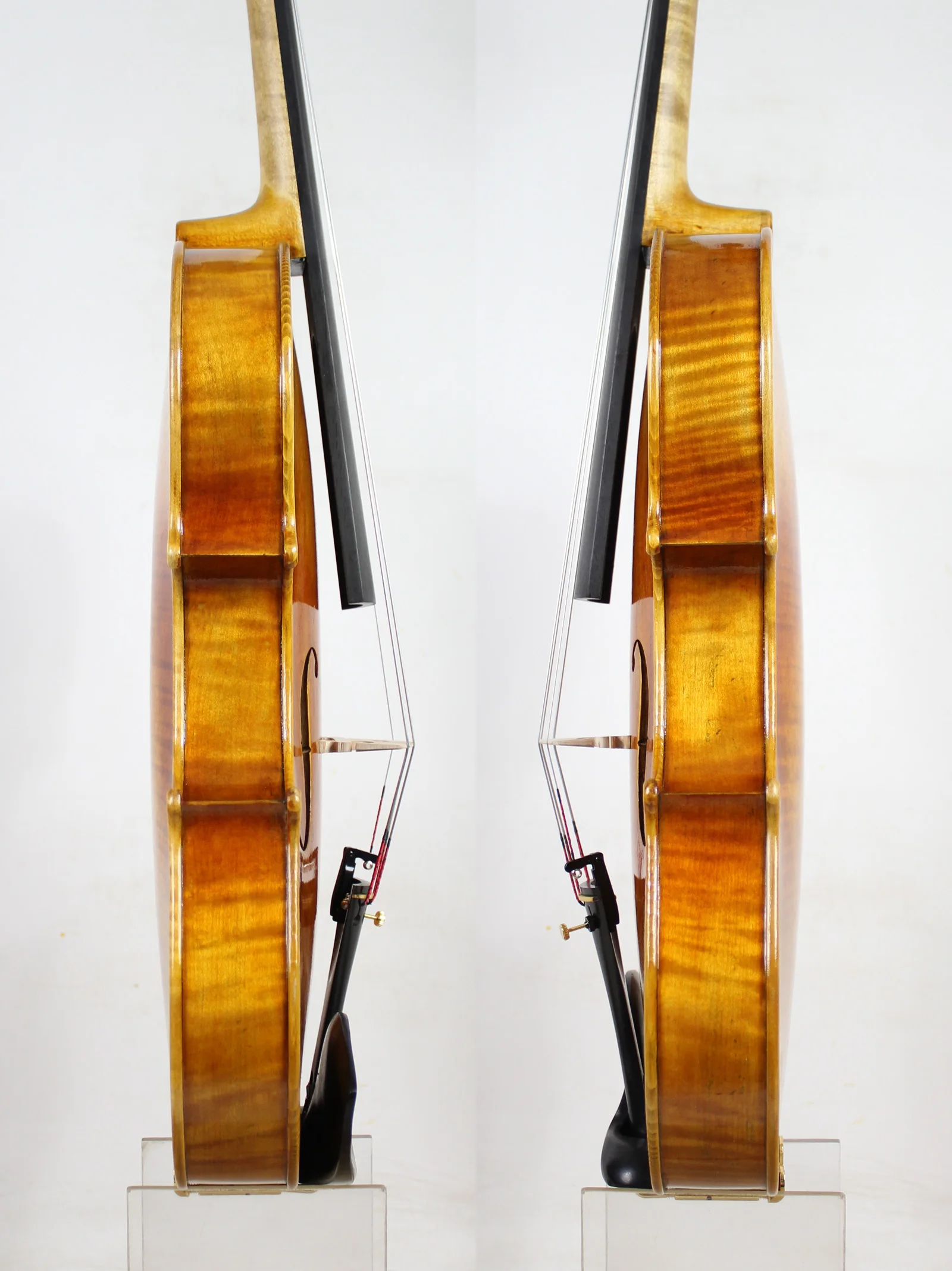 1 PC Back! A Strad Viola Copy,15,15.5, 16,16.5, inch Master Performance! Warm Deep Tone! and bow case! European Spruce！