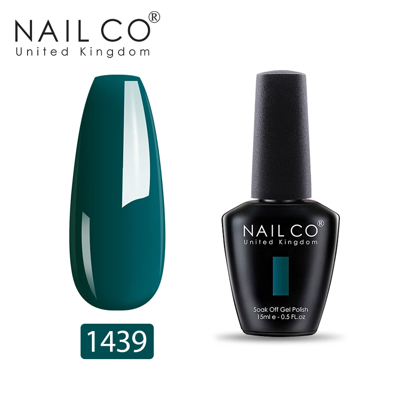 NAILCO nagellak 15 ml Kerst Groen Rood Goud Kleur Serie UV/LED Nagels Gel Ontwerp Nail Art Glitter manicure Top Base Coat