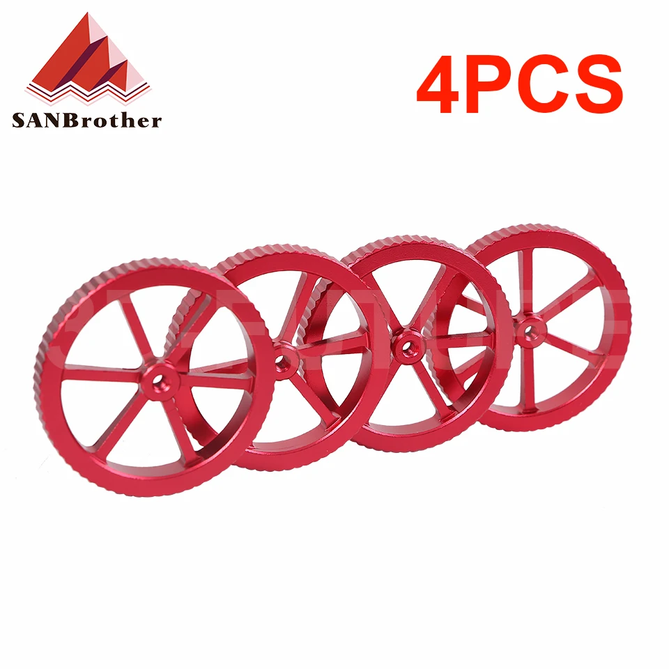 

4PCS Hotbed Leveling Nut Heated Bed Spring Adjustment Nut 3D Printer Parts For Ender-3 Ender-5 CR-10 CR10S PRO Heatbed