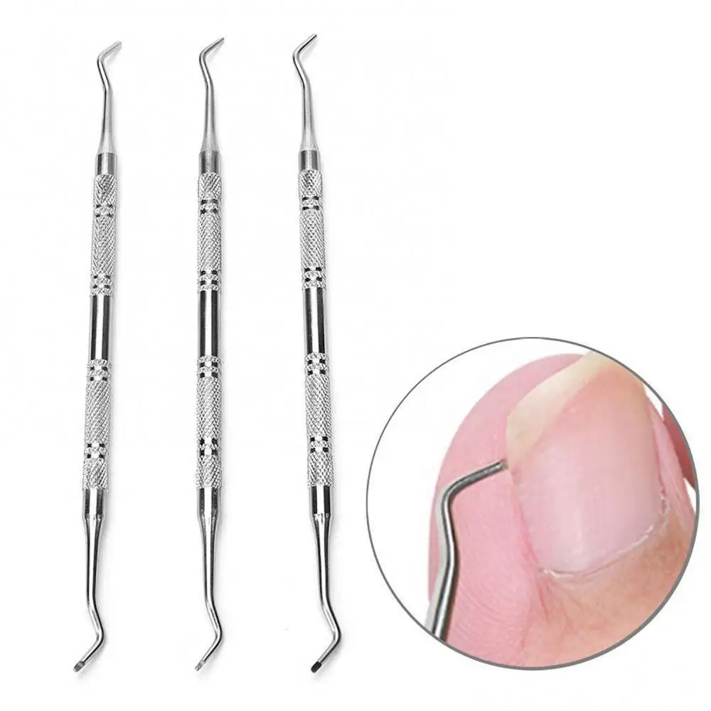 Toe Nail Care Hook Ingrown Double Ended Ingrown Toe Correction Lifter File Manicure Pedicure Toenails Clean Foot Care Tool