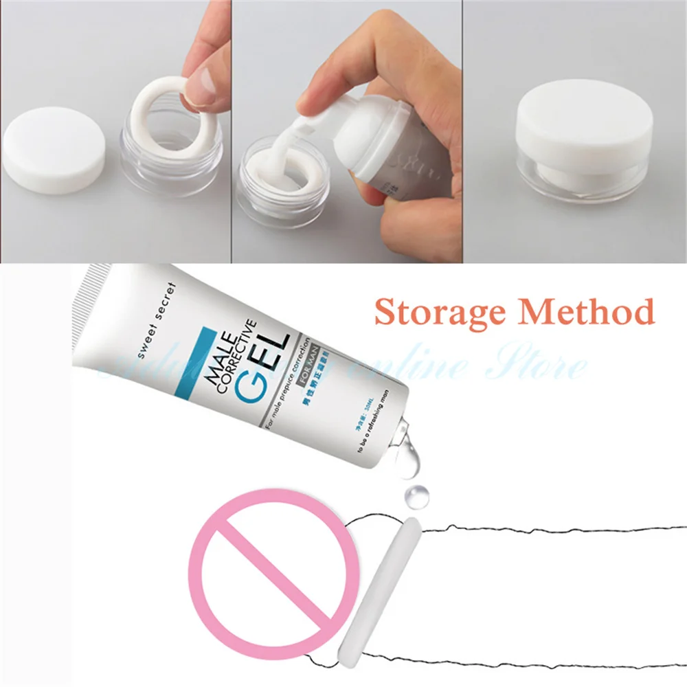 2PCS Silicone Male Foreskin Corrector Resistance Ring Delay Ejaculation Penis Rings Sex Toys for Men Daily/Night Cock Ring