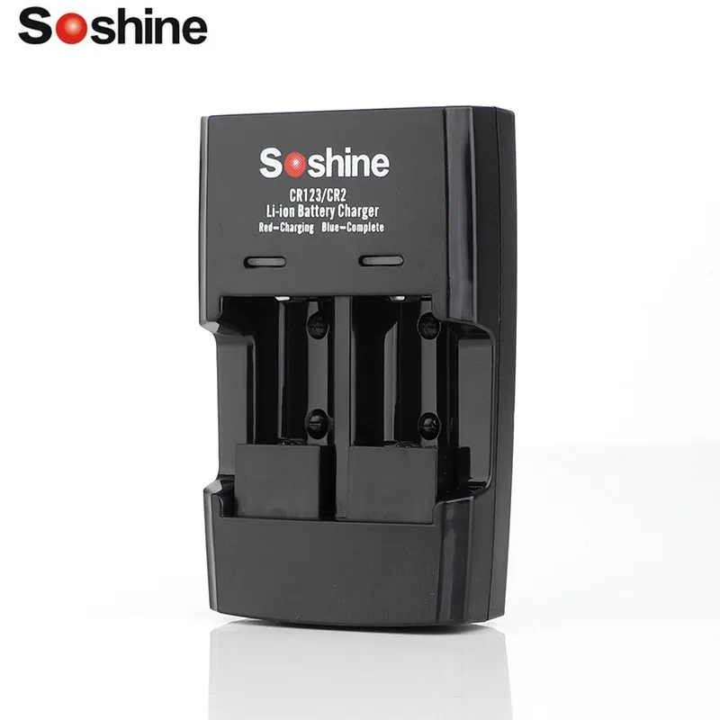 Soshine SC-S5 Li-ion RCR123/RCR2 Battery Charger for CR123 CR2 16340 17335 14250 Lithium Battery