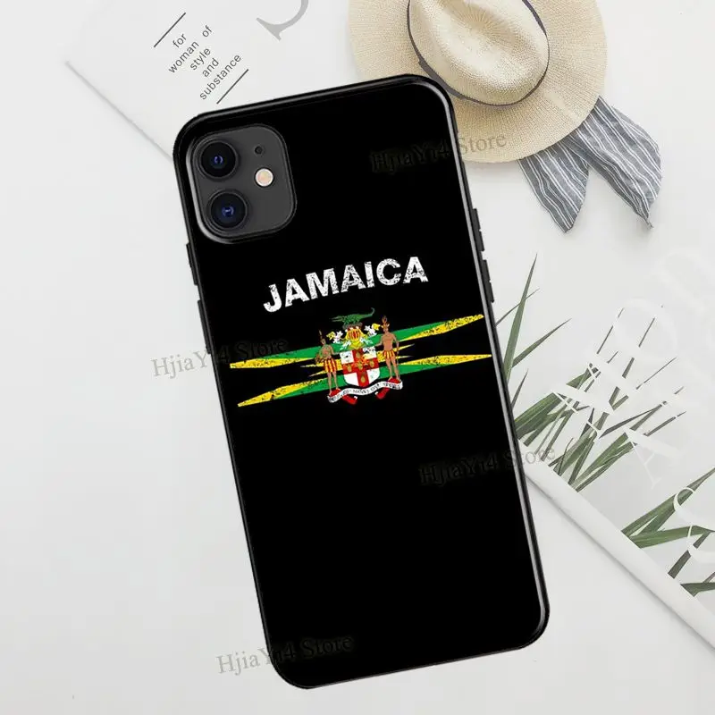 Jamaica Flag Case For iPhone 11 14 13 Pro Max SE 2020 6S 8 7 Plus X XR XS Max 12 Pro Max mini Phone Cover