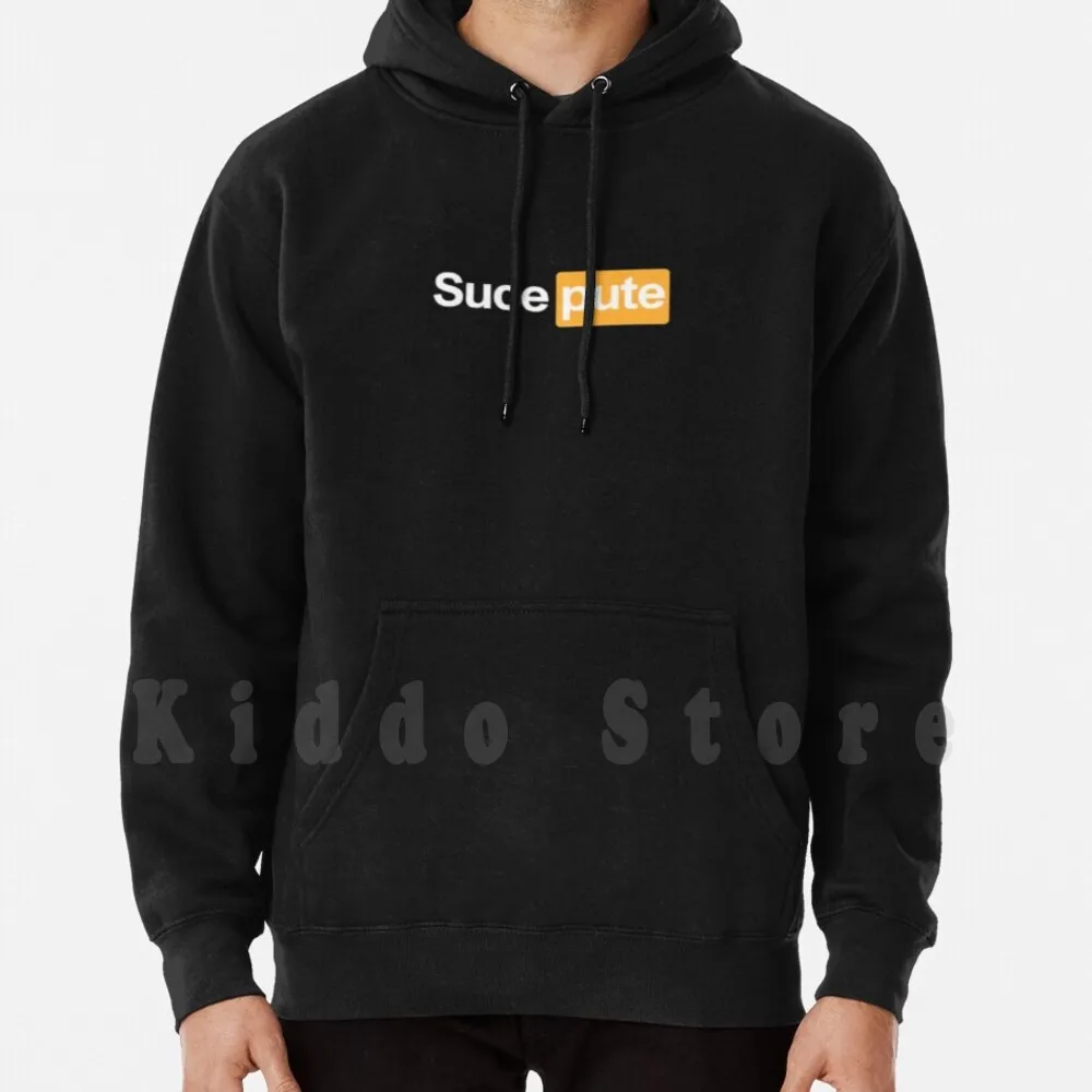 Sucepute Hub Hoodie Long Sleeve Sucepute Alkpote Vald Megapute Rap Sucks Damso Brussels Paris La France