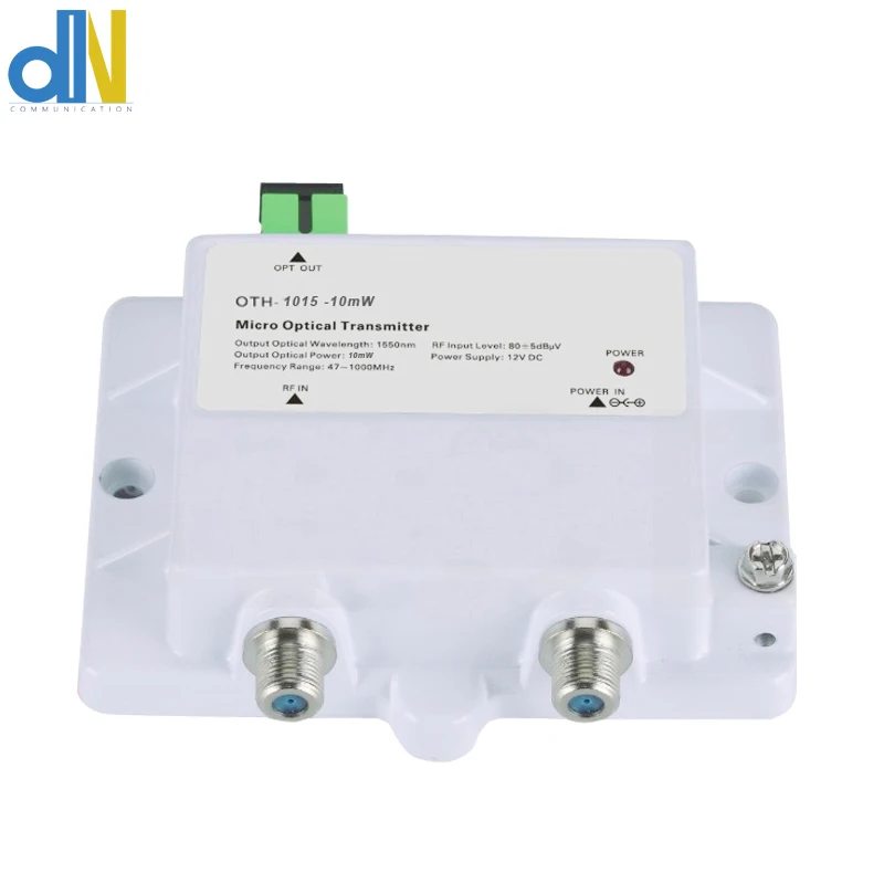 

CATV FTTH Fiber micro optical transmitter 47-1000MHz wavelength 1550nm single mode SC APC fibra connector