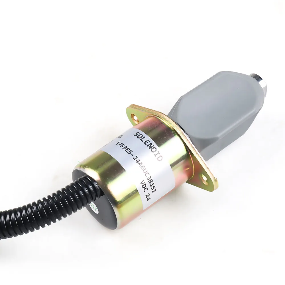 Katup Solenoid Pemutus Bahan Bakar 24V 1753ES-24A6UC3B1S1 Untuk Cummins Untuk Yanmar Untuk Kubota 3931196 SA-3665-24
