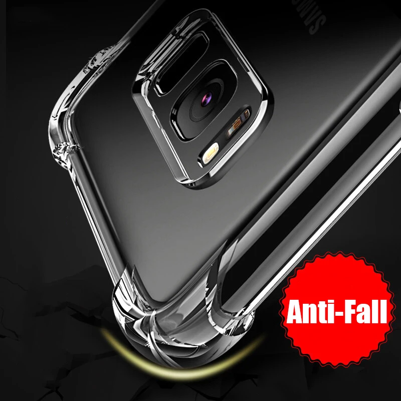 Shockproof Clear Soft Silicone Case For Samsung Galaxy S20 S21 S22 Ultra FE S8 S9 S10 Plus Note 9 10 20 A50 A51 A70 A71 A53 Case