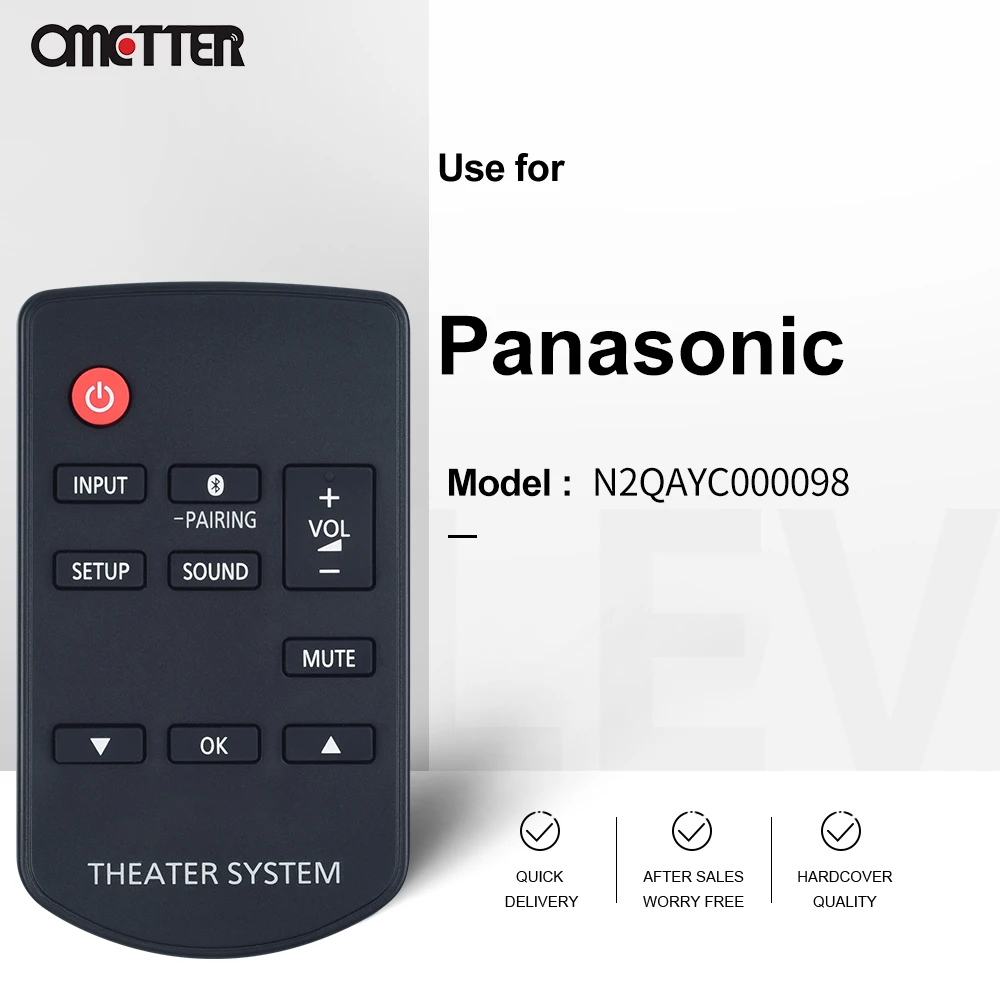 N2qayc000098パナソニックホームシアターサウンドシステムプレーヤーコントローラーSC-HTB580 SC-HTB690に適したリモコン