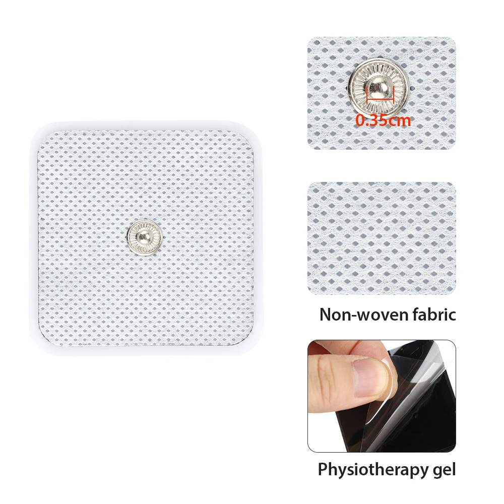 Decine di Elettrodi Gel Conduttivo Pad Elettrodo Stimolatore Agopuntura Corpo Massager di Terapia di Impulso Terapeutico SME Sticker