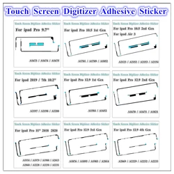 1 szt. OEM Obudowa Digitizer z ekranem dotykowym 3M Naklejka samoprzylepna do iPada 7 10.2 Pro 9.7 10.5 12.9 11 cali 2019 Air 3 4 5 2020 2022