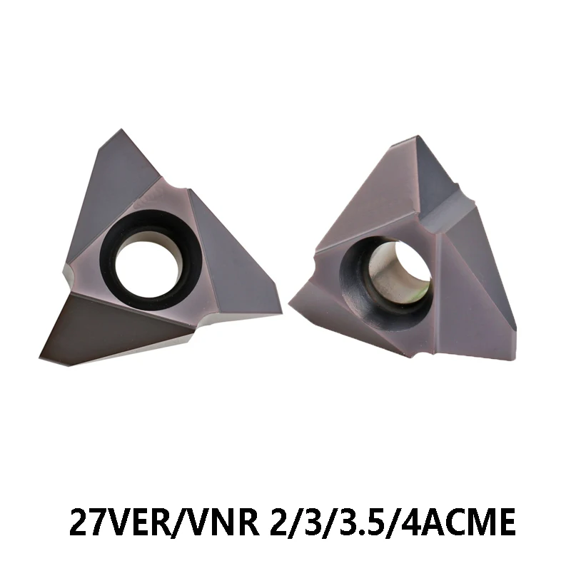 OYYU 10pcs/box 27VER 27VNR 2ACME 3ACME 3.5ACME 4ACME 2 3 3.5 4 ACME Carbide Inserts for SVER SVNR Lathe Cutter Turning Tools