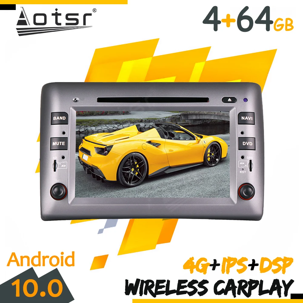 Android Tape Radio Recorder Car For Fiat Stilo 2002 2003 2004-2010 GPS Navi Multimedia Player Stereo Autoradio Carplay Head unit