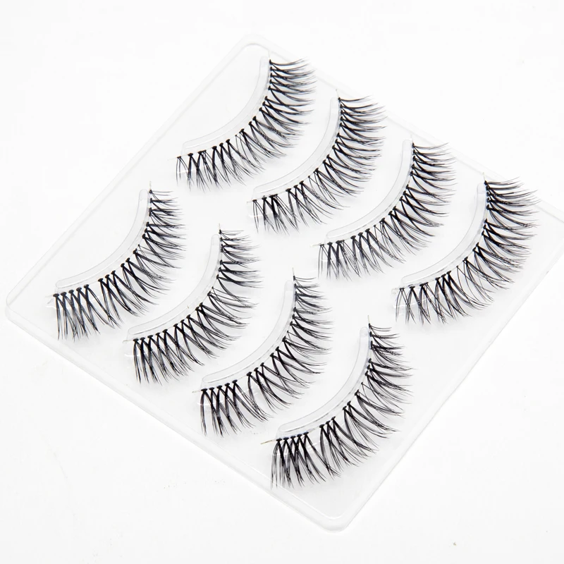 ICYCHEER 3 Pairs 3D Makeup Fake Eyelashes 3D Lashes False Eyelash Natural Long Handmade  maquiagem Clear Band