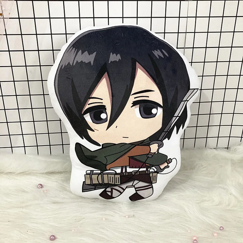 10cm Attack on Titan Plush Doll Anime Attack on Titan Levi Ackerman Stuffed Doll Anime Soft Plush Pillow Toy