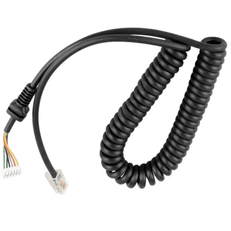 Speaker Mic Cable Cord Wire for Yaesu, MH-48A6J, MH-42B6J, Microphone for FT-7800, FT-8800, FT-8900, FT-8900R, Car Radio,, MH-48