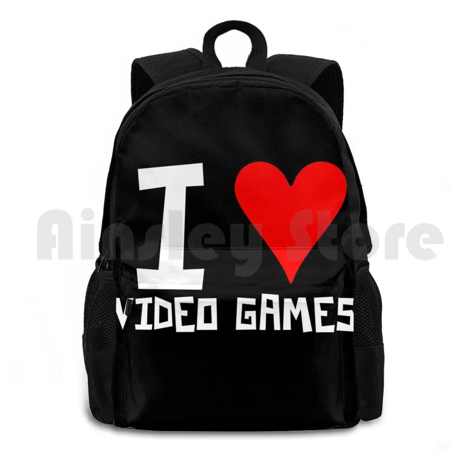 I Love Video Games Outdoor Hiking Backpack Riding Climbing Sports Bag Quotation Inspirational Quotes Quote Quotes Quote Images