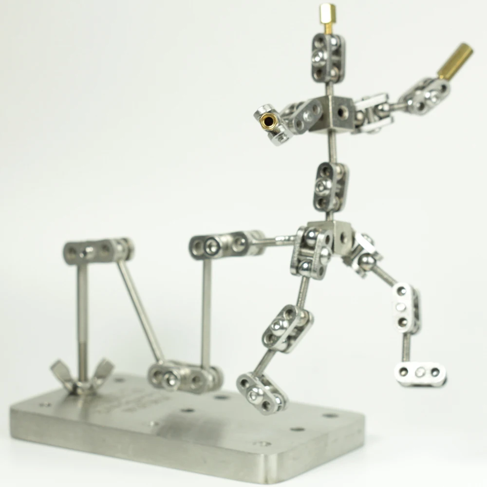 Upgraded Rig-200 Ready-to-assemble  stainless steel rigging system for stop motion puppet