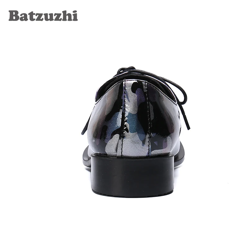 Batzuzhi Luxury Handmade Men Leather Shoes Formal Genuine Leather Dress Shoes Men Lace-up Business Party Shoes chaussure homm