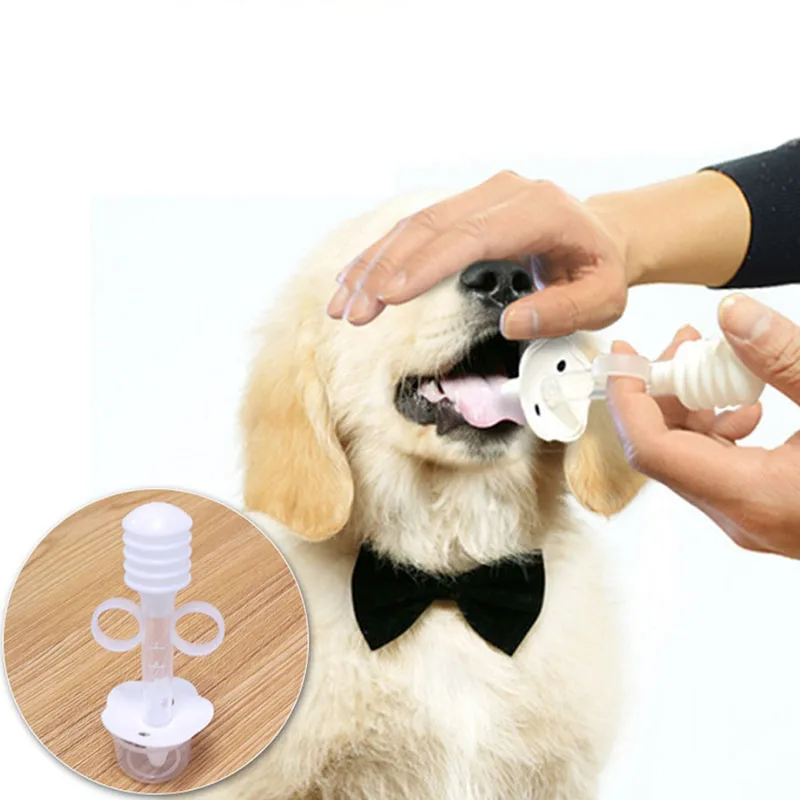 Pet Dog Cat Medicine Feeding Device Water Feeder Syringe Tablet Pillet Water Dog Bowl Pump Set