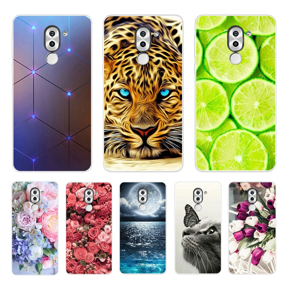 For Huawei GR5 2017 Case TPU Back Phone Cases For Fundas Huawei Honor 6X Case Cover Soft Silicone Honor 6 X x6 Mate 9 Lite Cover