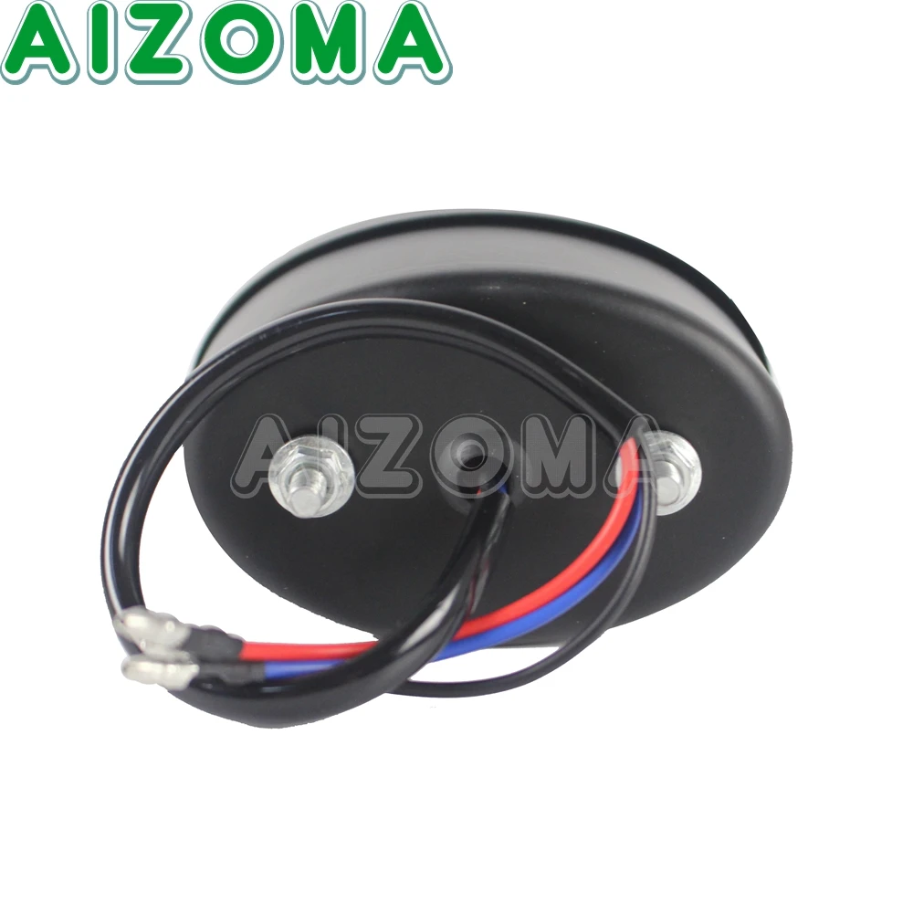 Luz trasera LED Universal para motocicleta, lámpara de freno para matrícula trasera, para Cafe Racer, Street Bikes, Chopper, Bobber, personalizada